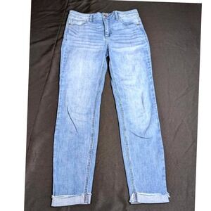 Harper Heritage ~ Stretch Rolled Cuff Blue Jeans ~ Mid Rise ~‎ Women's Size 27